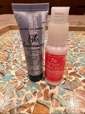Bumble and Bumble Thickening Plumping Mask and Hyaluronic Treatment Lotion Set